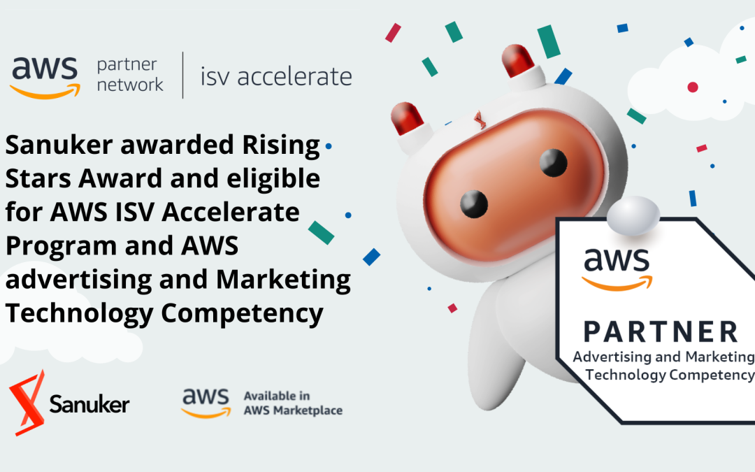 Sanuker Awarded Rising Stars Award and Eligible for AWS ISV Accelerate Program